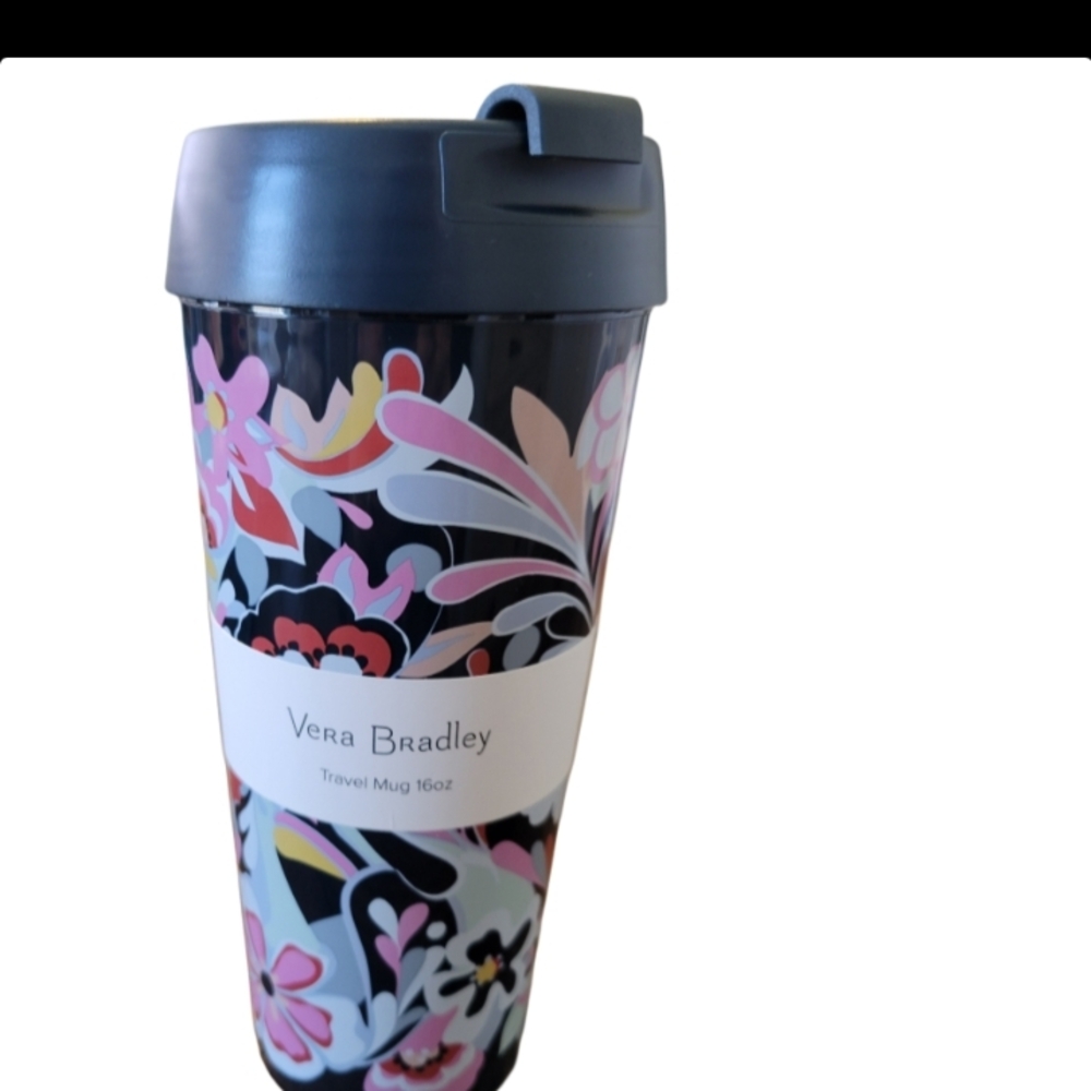 Vera Bradley Floral Travel Mug
